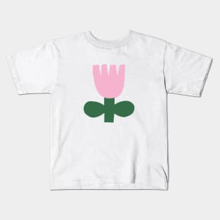 Bold pink flower Kids T-Shirt